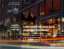 Tablet Screenshot of chicagosummerapartments.com